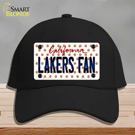 Lakers Fan California Novelty License Plate Hat Cotton / Black