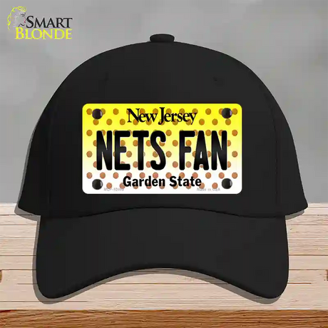 Nets Fan New Jersey Novelty License Plate Hat Cotton / Black