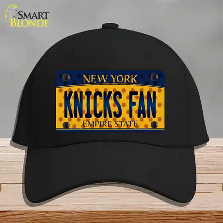 Knicks Fan New York Novelty License Plate Hat Cotton / Black