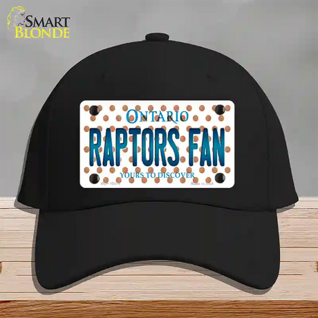 Raptors Fan Ontanio Novelty License Plate Hat Cotton / Black