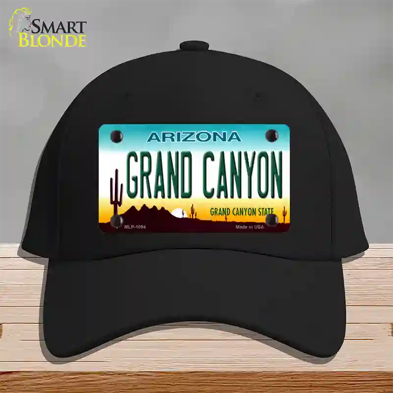 Grand Canyon Arizona Novelty License Plate Hat Cotton / Black