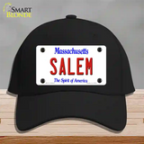 Salem Massachusetts Novelty License Plate Hat Cotton / Black