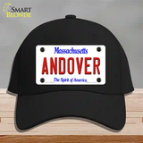 Andover Massachusetts Novelty License Plate Hat Cotton / Black