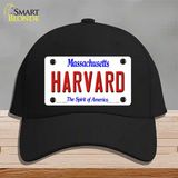 Harvard Massachusetts Novelty License Plate Hat Cotton / Black