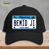 Bemid Ji Minnesota State Novelty License Plate Hat Cotton / Black