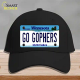 Go Gophers Minnesota State Novelty License Plate Hat Cotton / Black