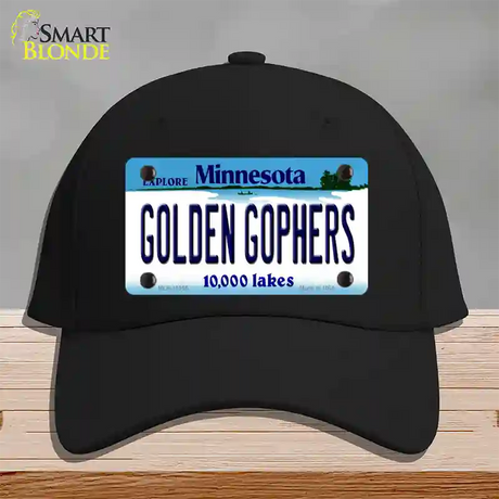 Golden Gophers Minnesota State Novelty License Plate Hat Cotton / Black