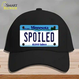 Spoiled Minnesota State Novelty License Plate Hat Cotton / Black