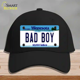 Bad Boy Minnesota State Novelty License Plate Hat Cotton / Black