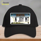 N Joy MT Montana State Novelty License Plate Hat Cotton / Black