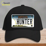 Hunter Montana State Novelty License Plate Hat Cotton / Black