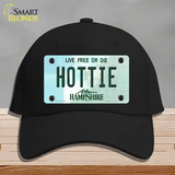 Hottie New Hampshire State Novelty License Plate Hat Cotton / Black