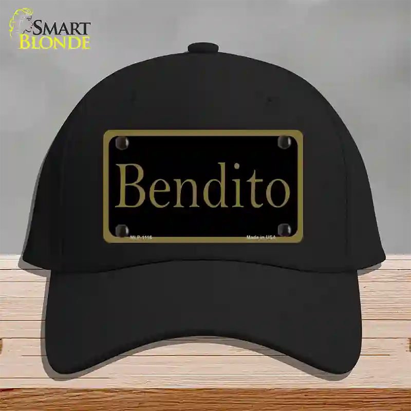 Bendito Novelty License Plate Hat Cotton / Black