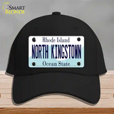 North Kingstown Rhode Island State Novelty License Plate Hat Cotton / Black