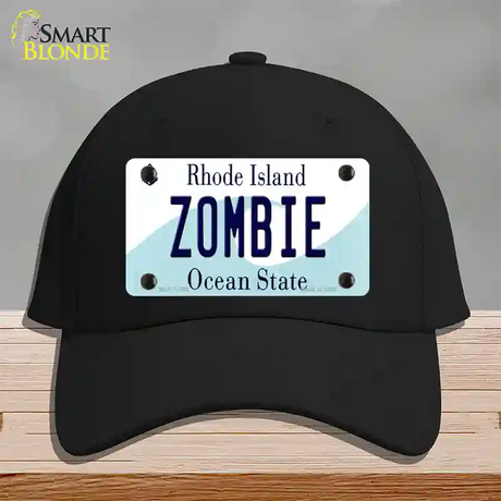 Zombie Rhode Island State Novelty License Plate Hat Cotton / Black