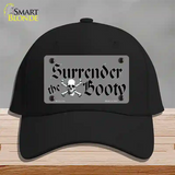 Surrender The Booty Novelty License Plate Hat Cotton / Black