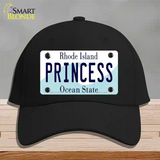 Princess Rhode Island State Novelty License Plate Hat Cotton / Black