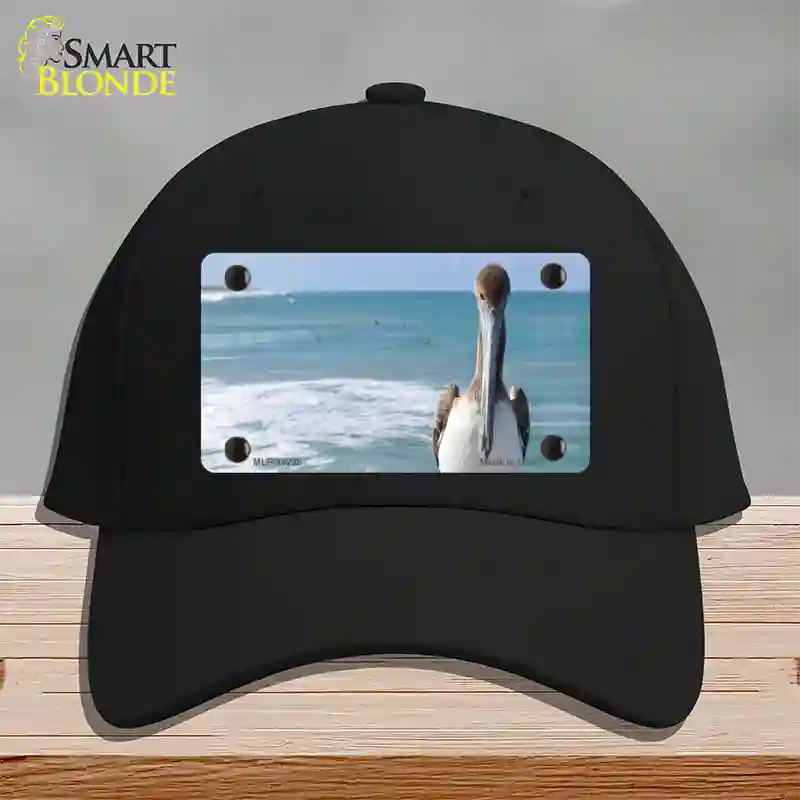 Pelican Ocean Novelty License Plate Hat Cotton / Black