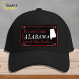 Alabama Dude Novelty License Plate Hat Cotton / Black