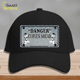 Danger Curves Ahead Novelty License Plate Hat Cotton / Black