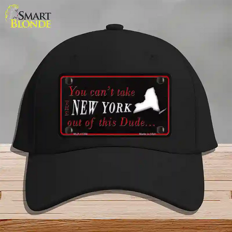 New York Dude Novelty License Plate Hat Cotton / Black