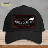 North Carolina Dude Novelty License Plate Hat Cotton / Black