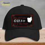 Ohio Dude Novelty License Plate Hat Cotton / Black