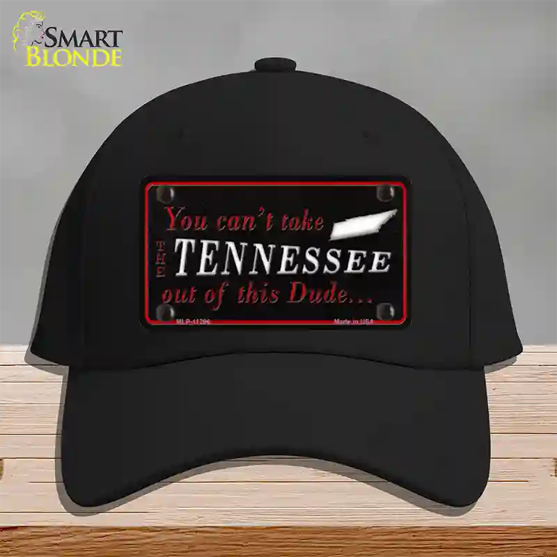 Tennessee Dude Novelty License Plate Hat Cotton / Black