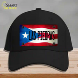 Las Piedras Puerto Rico Flag Novelty License Plate Hat Cotton / Black