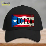 Loiza Puerto Rico Flag Novelty License Plate Hat Cotton / Black