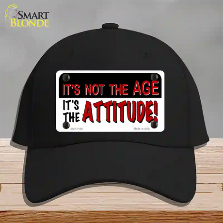 Not Age It Is Attitude Novelty License Plate Hat Cotton / Black