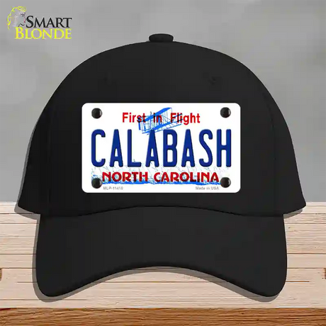 Calabash North Carolina Novelty License Plate Hat Cotton / Black