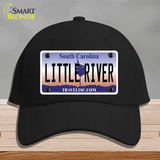 Little River South Carolina Novelty License Plate Hat Cotton / Black