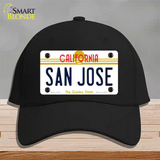 San Jose California Novelty License Plate Hat Cotton / Black