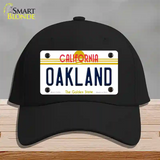 Oakland California Novelty License Plate Hat Cotton / Black