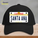 Santa Ana California Novelty License Plate Hat Cotton / Black