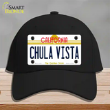 Chula Vista California Novelty License Plate Hat Cotton / Black