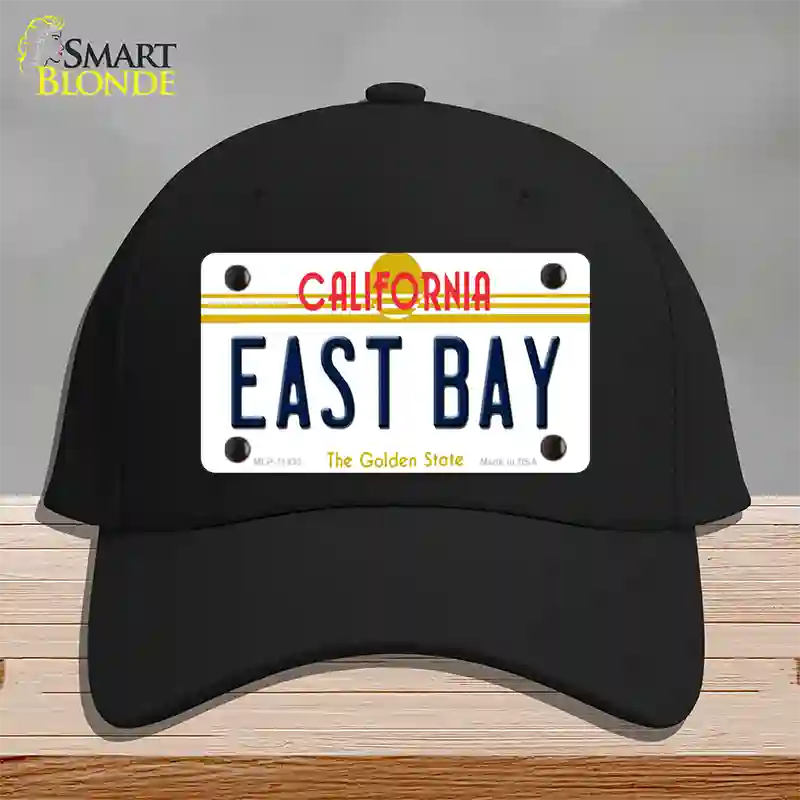 East Bay California Novelty License Plate Hat Cotton / Black