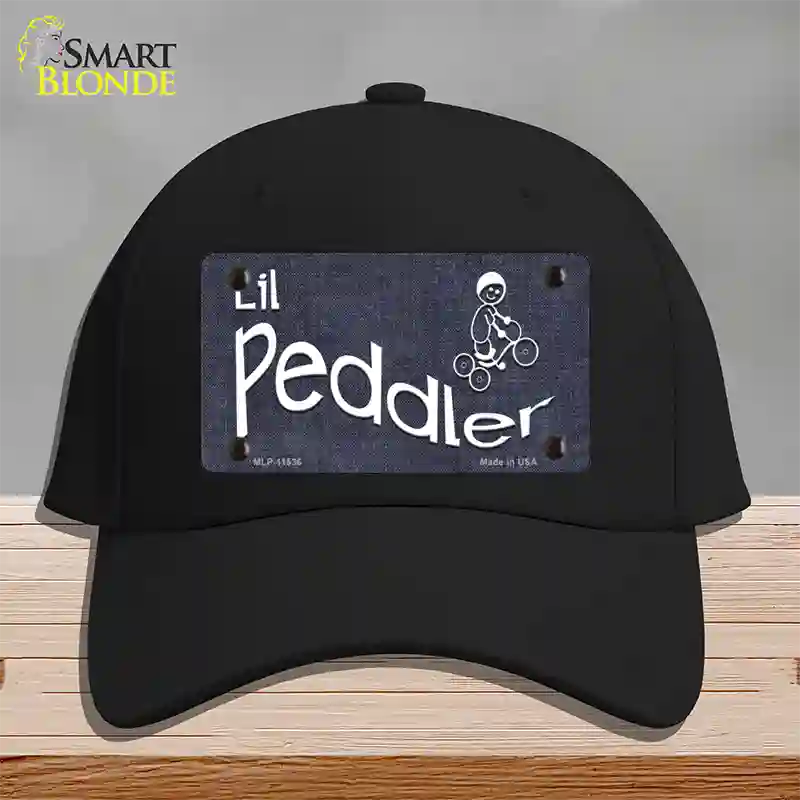 Lil Peddler Novelty License Plate Hat Cotton / Black