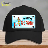 Future Fire Fighter Novelty License Plate Hat Cotton / Black