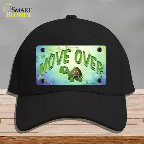 Move Over Novelty License Plate Hat Cotton / Black