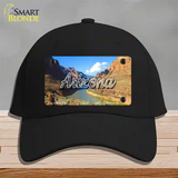 Arizona Canyon State Novelty License Plate Hat Cotton / Black