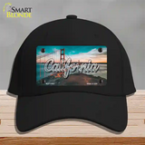 California Golden Gate Bridge State Novelty License Plate Hat Cotton / Black