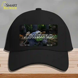 Louisiana Alligator Swamp State Novelty License Plate Hat Cotton / Black