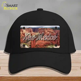 New Mexico Red Canyon State Novelty License Plate Hat Cotton / Black