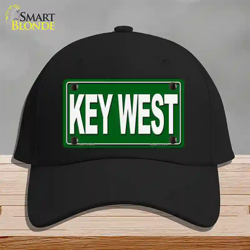 Key West Novelty License Plate Hat Cotton / Black