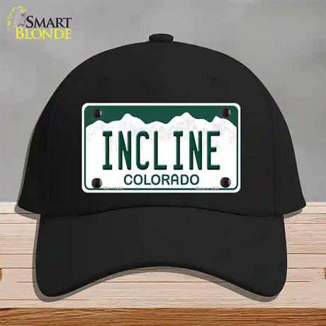 Incline Colorado Novelty License Plate Hat Cotton / Black