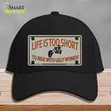 Life Is Too Short Novelty License Plate Hat Cotton / Black