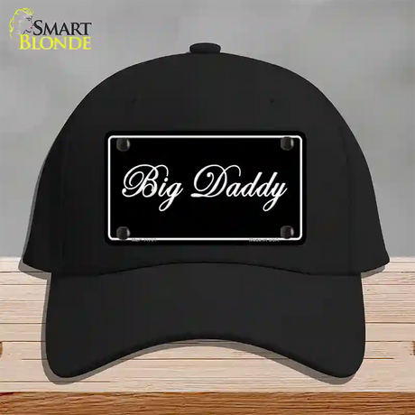 Big Daddy Novelty License Plate Hat Cotton / Black