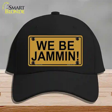 We Be Jammin Novelty License Plate Hat Cotton / Black